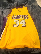 Shaquille O'Neal Los Angeles Lakers #34 Signed NBA Basketball Jersey Original picture