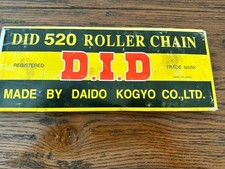 DID 520 X 114RB Motorcycle Drive Chain 114 Links Daido Kogyo Japan picture