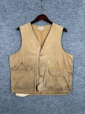 True Vintage 50s Sears Active Sportswear Roebuck Vest Fishing Distressed Fits M picture