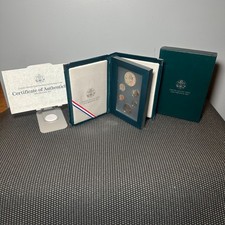 1990-S Proof PRESTIGE SET 6 Coin w/Box and Cert picture