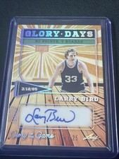 2025 Leaf Glory Of The Game Larry Bird Autograph 21/25 picture