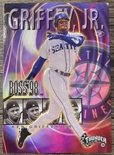 1998 Skybox Circa Thunder BOSS #7 Ken Griffey Jr Mariners Embossed Insert READ picture