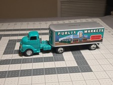 Awesome VINTAGE Ertl 1950 PUBLIX Supermarket COE Tractor Trailer Bank picture