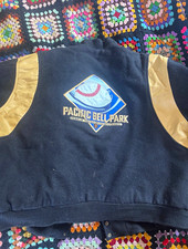 Vintage 2000 inaugural San Francisco Giants MLB Baseball Jacket 2XL Black/Gold picture