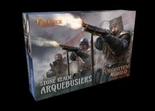 Fireforge Games Forgotten World 28mm Stone Realms Arquebusiers FRG FWSR04-BS picture