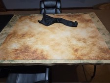 Frontline Gaming Badlands Neoprene Mat 44x60 Used 40k Age Of Sigmar Sized picture
