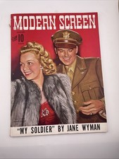 Modern Screen Magazine Jan 1943 Ronald Reagan, Jane Wyman  #06 picture