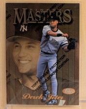 1997 Topps Finest GOLD #166 Derek Jeter Yankees HOF RARE VARIATION BOX HIT 1:24 picture