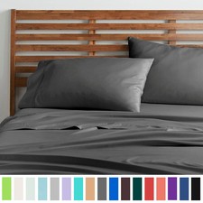 Luxury 4pc Bed Sheet Set Deep Pocket 1800 series Microfiber Wrinkle Free picture