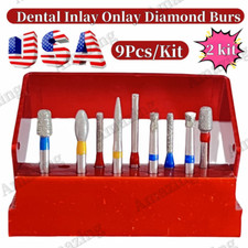 2 Kits Dental Inlay Diamond Burs Onlay Overlay Bur Set E-MAX Milling CAM CAM 3D picture