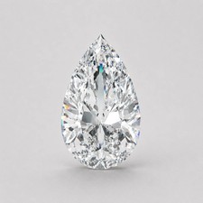1Carat IGI Certified CVD Lab Grown Diamond Pear E color VS clarity picture