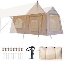 NAIZEA Inflatable Tents for Camping 2 to 12 Person Blow Up Air Tent  with Awning picture