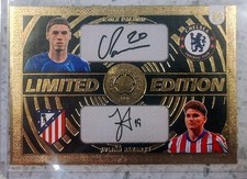 2025 CLUB WORLD CUP Card #1 COLE PALMER - JULIAN ALVAREZ Printed Auto FOIL GOLD⭐ picture