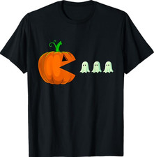 Halloween Pumpkin Funny Ghosts  T-Shirt picture