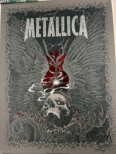 Metallica Where The Wild Things Are Red FOIL Poster RELOAD Richey Becket G1N picture