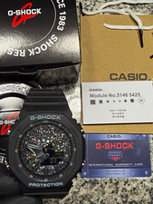 Casio G-SHOCK Black Resin Analog-Digital Quartz Watch 200m Shock w/ Box picture