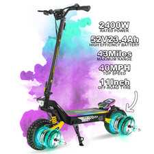 EOEOTWO 2400W Dual Motor for Electric Scooter Adults 40MPH 11