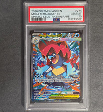 MEGA FERALIGATR EX PSA 10 ASCENDED HEROES SIR HOLO ENGLISH 2026 #274 picture