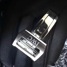 NEW 18MM For IWC Pilot's STAINLESS STEEL Deployment Folding Clasp Buckle picture