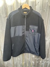 Dubbleware Full Zip Fleece Shell Jacket Black Size XXL New Outdoors Workwear 2XL picture