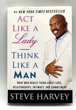 Steve Harvey Signed Act Like a Lady Think Like a Man 2009 First Edition Hardcove picture