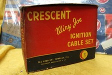 VTG DISPLAY ART NOS CRESCENT WIRY JOE IGNITION CABLE SET 1007 CHEV 6 CYL 1929-51 picture