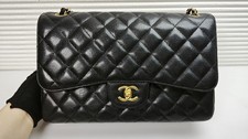 CHANEL Jumbo Classic Double Flap cf 30 Black Caviar Leather Gold Hardware picture