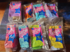 VINTAGE 1994 McDonald's Happy Meal Toys BARBIE - Complete Set Of 8 Sealed picture