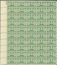 US  #974 JULIETTE LOW, GIRLS SCOUT  SHEET OF 50 picture