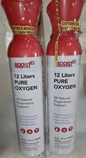 Boost Oxygen American Red Cross 98% Pure Supplemental Oxygen, 12 Liter 2 Pack picture