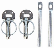 Sparco Hood Pin Silver Part Number 01606S for Automotive Use picture