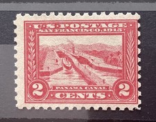 Title: US Scott 402 1915 2¢ Panama-Pacific Perf 10 MNH OG Panama Canal picture