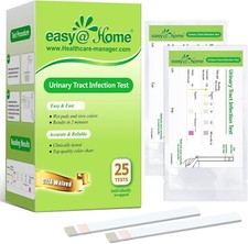 Easy@Home UTI Test Strips 25 Ct – Urinary Tract Infection Home Urine Test Kit picture