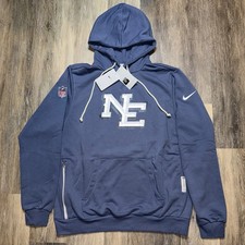 New England Patriots AUTHENTIC Nike Rivalries Hoodie Standard Issue Storm Blue picture