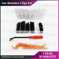 ✅️100X Bumper Clips Retainer Auto Car Rivets Fastener Fender-Push Pin Trim Car picture