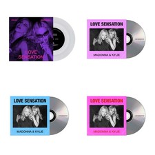 MADONNA / KYLIE MINOGUE - LOVE SENSATION, 3 CD (USA) + 7'' Clear Vinyl (MEX) picture