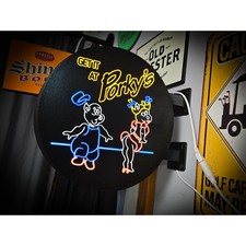 Get it at PORKY'S 9 Inch Light Box LED Sign 3D Printed Wall Decor Man Cave Garag picture