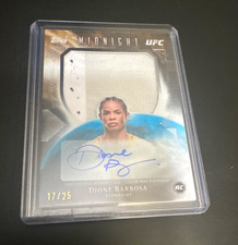 Topps 2026 Midnight UFC Dione Barbosa Rookie Relic Auto #RRA-DB Moonrise 17/25 picture
