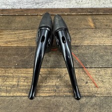 Vintage Gran Compe Brake Levers Dia Compe Black Hoods Drop Bar Road Japan picture
