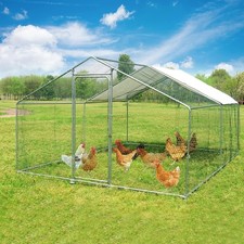 10x10'/ 13x10'/ 20x10' Chicken Coop Run Hen House Enclosed Backyard Poultry Cage picture