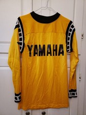 Vintage 1970s/1980s Yamaha MX Motocross Mesh Jersey - Mens Small picture
