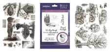 Sheena Douglass Stamps-3 Sets Field/Fallow,Bees/Knees,Bella Luna picture