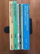 W Herschel Ford Simple Sermons Lot/6 Books John, Heaven, Hell, Time, Living Etc picture