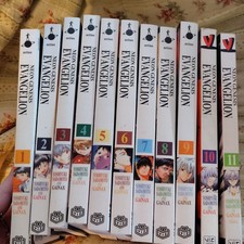 Neon Genesis Evangelion Manga Volumes 1-11 English Trade Paperback Books picture