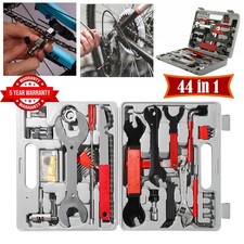 44PCS Complete Bike Bicycle Repair Tools Tool Kit Set Home Mechanic Cycling New picture