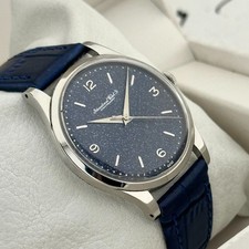 Vintage IWC Schaffhausen Cal. 89 Stainless Steel Hand Wind 35mm Blue Dial picture