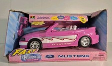 Toy State Industrial 2003 Pink Mustang Toy battery operated In Original box picture