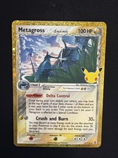Metagross Delta Species Gold Border 11/113 Pokemon 30th Celebration Anniversary picture
