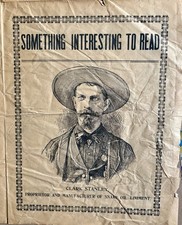 c. 1900 Clark Stanley SNAKE OIL Liniment RARE Brochure Providence Rhode Island picture