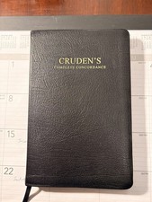 RL Allan Cruden’s Complete Concordance Goatskin Bible Reference picture